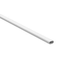 MK 16mm x 3m White Oval Trunking