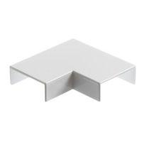 MK ABS Plastic White Flat Angle Joint (W)40mm