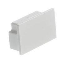 MK ABS Plastic White End Cap (W)25mm
