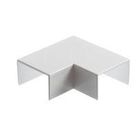 MK ABS Plastic White Flat Angle Joint (W)25mm