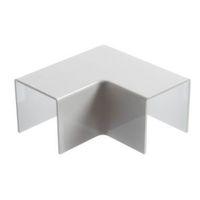 MK ABS Plastic White Flat Angle Joint (W)50mm