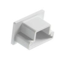 MK ABS Plastic White End Cap (W)25mm