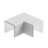 MK ABS Plastic White Flat Angle Joint (W)16mm