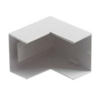 MK ABS Plastic White External Angle Joints (W)25mm Pack of 2