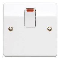 mk logic plus 2 gang 20a dp switch neon white e28015