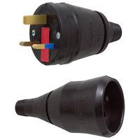 MK CCP53BLK Coupler Plug and Socket 5A Black