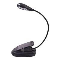 MLSLED 2-LED Flexible Single Arm Mini Clip Portable Book Light