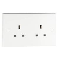 MLA ST9000U - 13 Amp 2 Gang Unswitched Sockets - Pack of 10