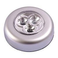 MLSLED 3 AAA 0.5W 30lm 3x5730 LED White Light Creative Round Pressed Light