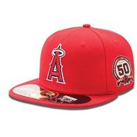 mlb authentic la angels of anaheim on field game 59fifty