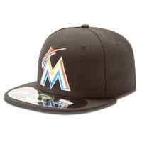 MLB Authentic Miami Marlins On-Field Home 59FIFTY