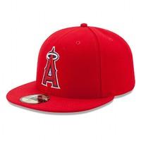 mlb authentic la angels of anaheim on field kids 59fifty