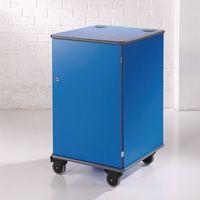 mm100 multi media cabinet blue hxd 820 x 545mm