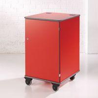 mm100 multi media cabinet red hxd 820 x 545mm