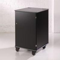 MM100 MULTI MEDIA CABINET, BLACK HXD 820 x 545MM