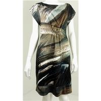 MNG Size M Metallics Print Dress