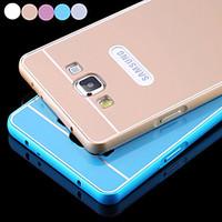 Mosidun Aluminum Metal Bumper Frame with PC Back Cover Case for Samsung Galaxy A3