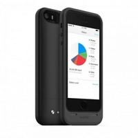 Mophie Space Pack 1700mAh battery 64GB storage Case for Apple iPhone 5/5s/SE Black