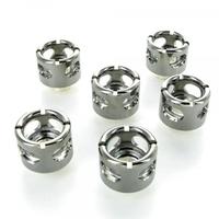 Monsoon Free Center Hardline 1/2 X 5/8 (16mm) 6 Pack Black Chrome