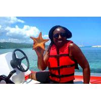 montego bay self drive mini boat snorkeling tour