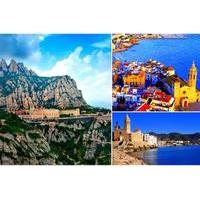 Montserrat and Sitges Full Day Guided Tour: Easy Hike with Hotel Pick-up from Barcelona