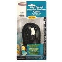 Modem Cable Rj11m-btm 4.5m Black