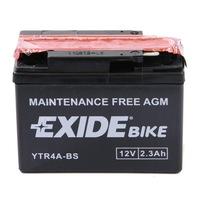 motor cycle battery ytr4a bs