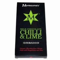 Montezumas Chocolate Org Milk Choc Chilli Lime Bar 30g