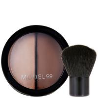 model co face contour 2 in 1 duo with kabuki brush 10g