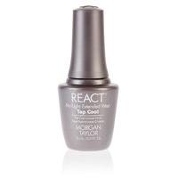 morgan taylor react no light extended wear top coat 15 ml