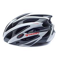 MOON Women\'s Men\'s Bike Helmet 25 Vents Cycling Mountain Cycling Road Cycling Cycling Medium: 55-59cm Large: 59-63cm PC EPS