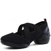 modern womens dance shoes sneakers breathable synthetic low heel black ...