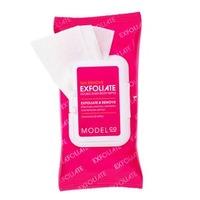 modelco exfoliate double sided wipes 20 pack