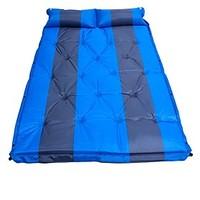 Moistureproof/Moisture Permeability Foldable Inflated Mat Sleeping Pad Blue Camping Traveling
