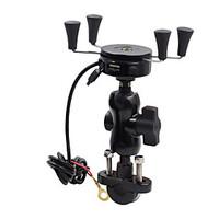 motorcycle phone mount with usb charger wuup universal x grip clamp st ...