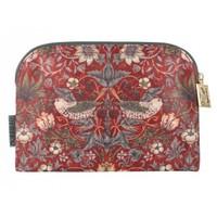 morris co strawberry thief small cosmetic bag