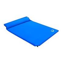 Moistureproof/Moisture Permeability Portable Inflated Mat Blue Camping