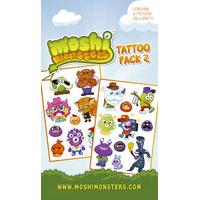 Moshi Monsters Pack 2 Tattoo Pack