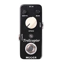 Mooer Trelicopter Tremolo Guitar Effect Pedal Classic Optical Tremolo with Huge Range of Speeds and Depths Full Metal Shell True Bypass