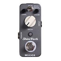 Mooer Shim Verb Reverb Pedal Distortion Guitar Effect Pedal 3 Reverb Modes Room/Spring/Shimmer Full Metal Shell True Bypass