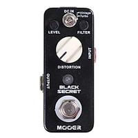 Mooer Black Secret Distortion Guitar Effect Pedal Vintage Turbo Working Modes Full Metal Shell True Bypass