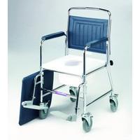 Mobile with Detachable Backrest Commode