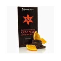 montezumas org choc orange geranium bar 30g 1 x 30g
