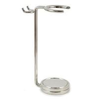Mondial Italian Crafted Chrome Plated Shaving Brush and Razor Stand