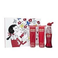 moschino cheap chic chic petals gift set 50ml edt 100ml body lotion 10 ...