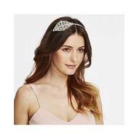 Mood ornate crystal side headband