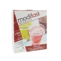 Modifast Intensive Milkshake 3-Pack Strawberry-Chocolat-Banana 3 Bags