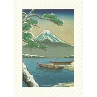 Mount Fuji In Winter Greeting Card