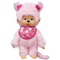 monchhichi 20 cm pink sakura girl doll