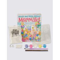 mould paint glitter mermaid craft kit